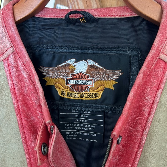 Harley Davidson Leather Jacket - Picture 2 of 4